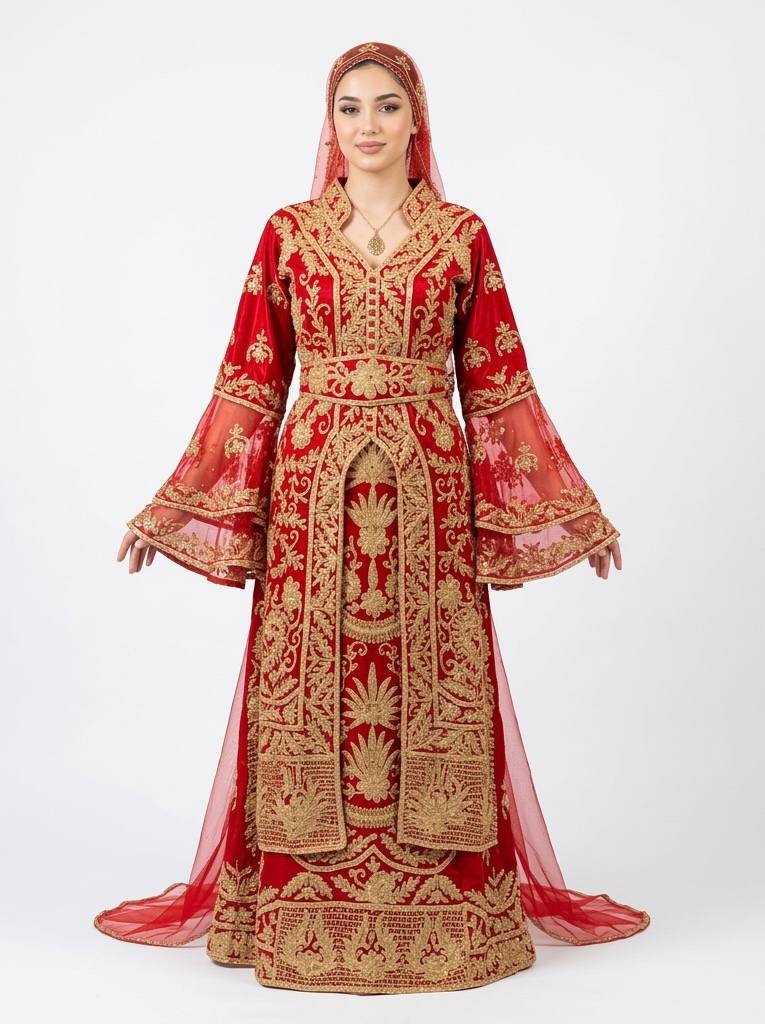 All Embroidered Palestinian Styles Dresses, Jackets & More
